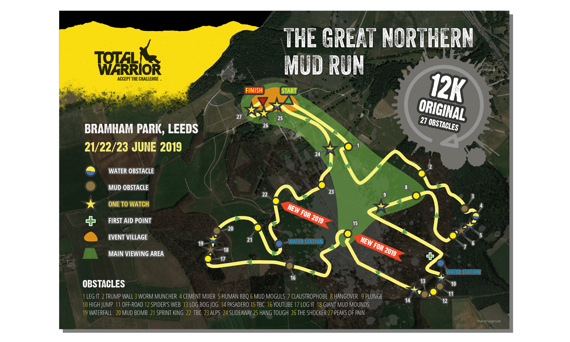 Course Map for Total Warrior